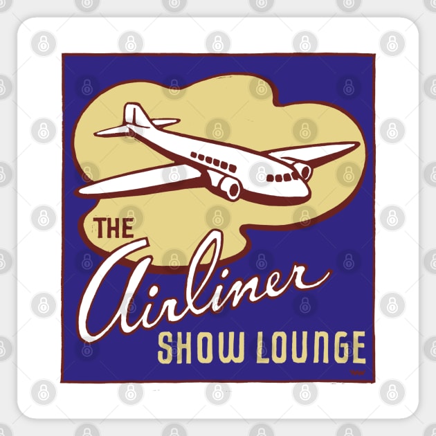 The Airliner Show Lounge Sticker by WonderWebb